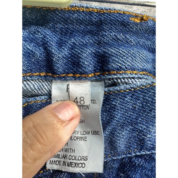 Pace Mens Pioneer Denim Jean Shorts Size 48 Blue Cotton Western Style - Picture 3 of 9